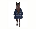 Load image into Gallery viewer, Kozy 1200D Rainsheet Horse Rug Combo - Navy

