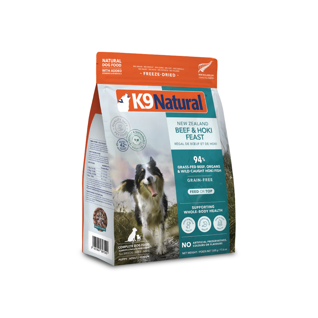 K9 Natural - Beef & Hoki Feast Freeze-Dried Dog Food