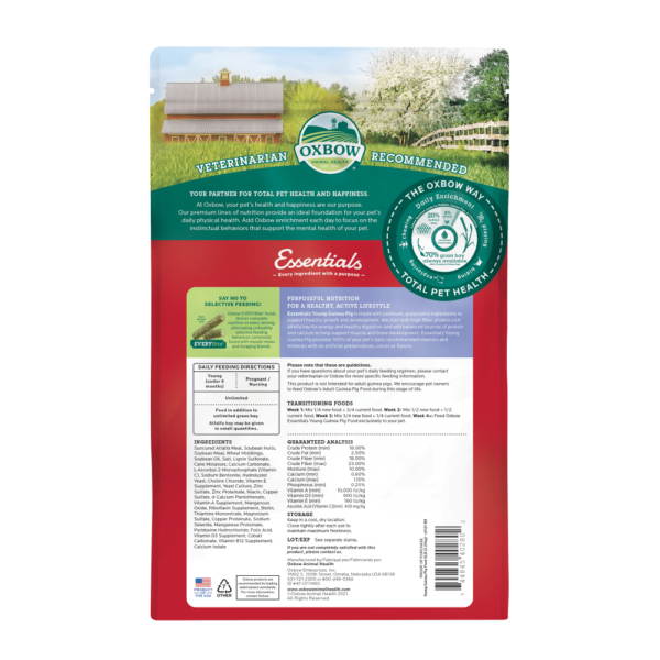 Oxbow Essentials Young Guinea Pig Food 2.25kg