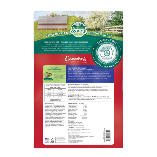 Oxbow - Adult Rabbit Food