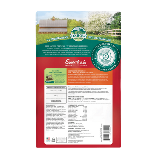 Oxbow Essentials Adult Guinea Pig Food 2.25kg