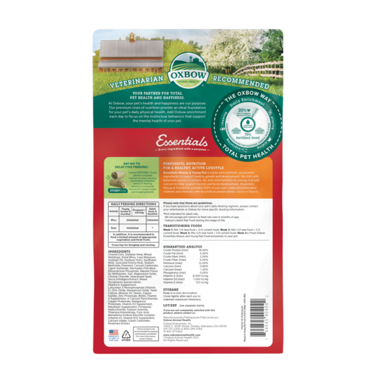 Oxbow - Essentials Mouse and Young Rat Food