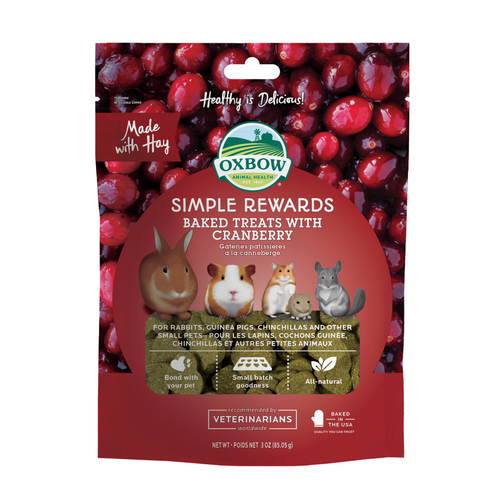 Oxbow - Simple Rewards Baked Treats with Cranberry