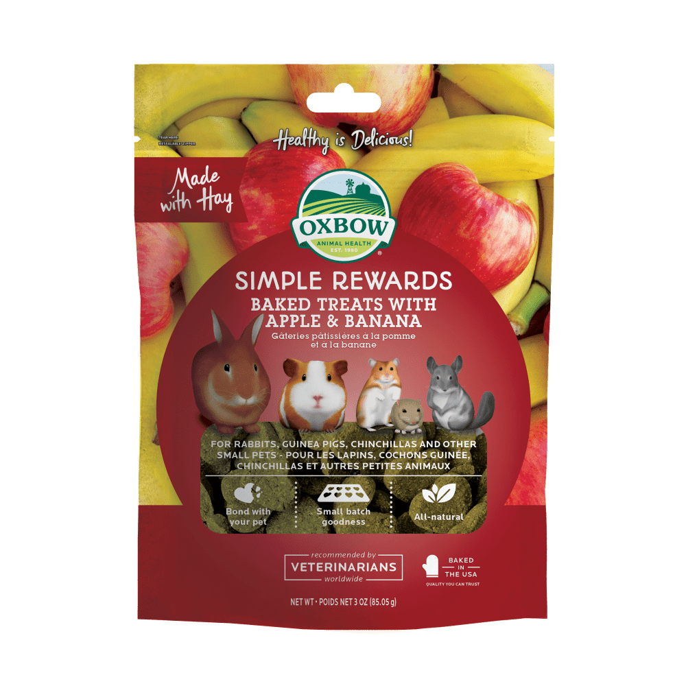 Oxbow - Simple Rewards Baked Treats with Apple & Banana