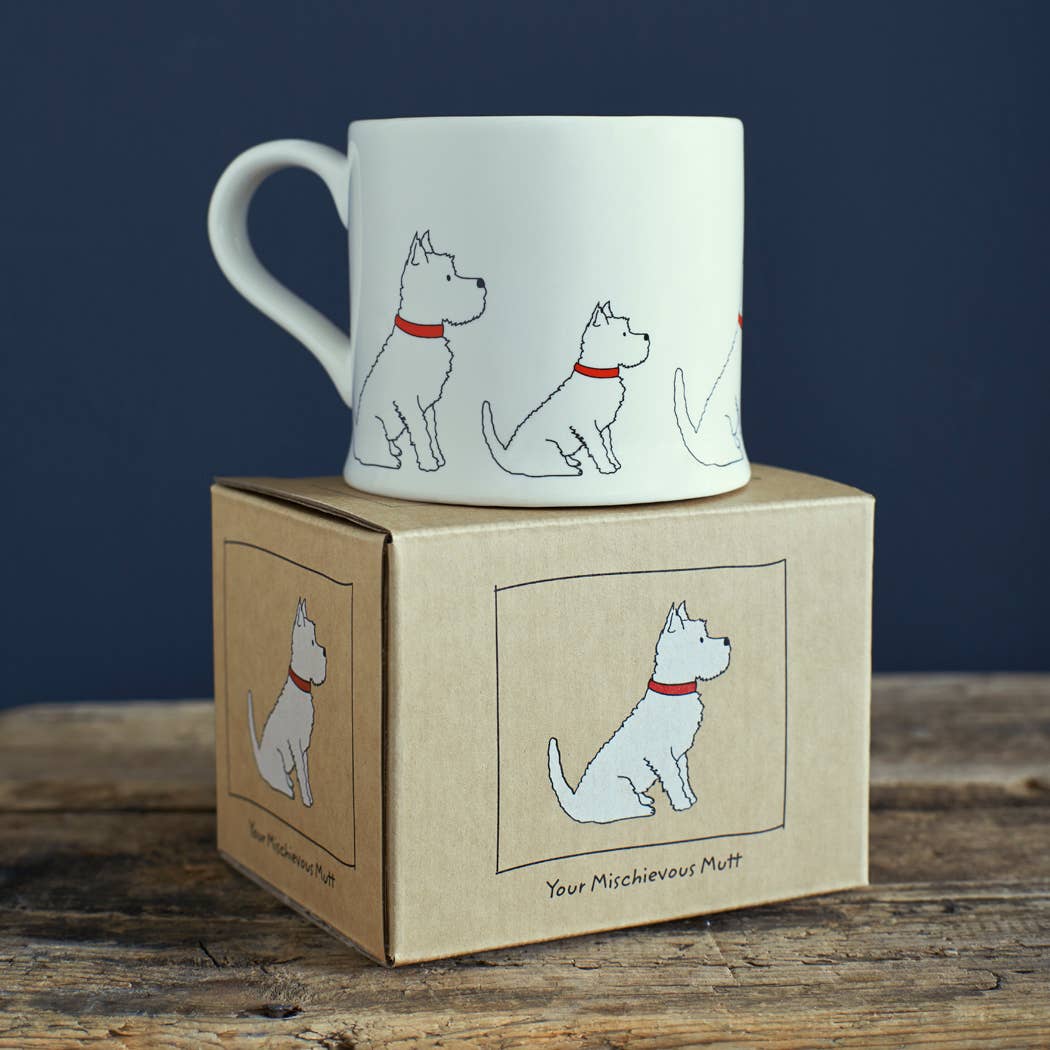 Mischievous Mutts Dog Mug - Westie