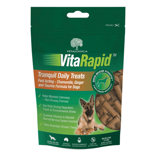VitaRapid® Tranquil Daily Treats For Dogs 210g