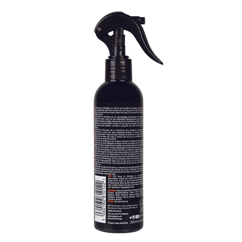 Animology DIRTY DAWG NO RINSE SHAMPOO SPRAY 250ml