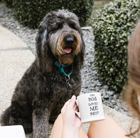 Slogan Mug - The Dog Loves Me Best