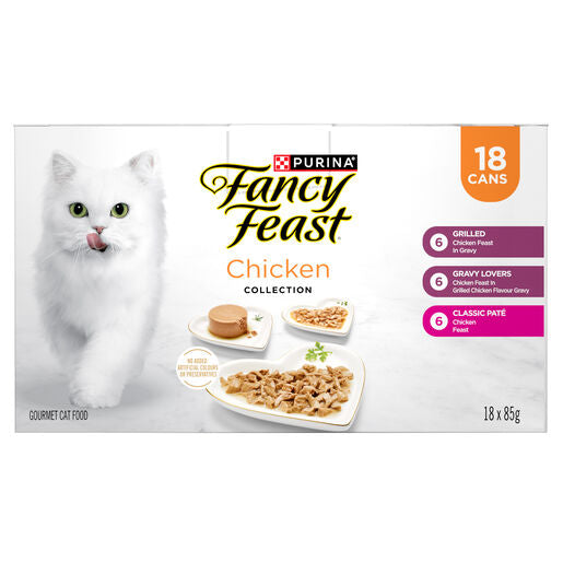 Fancy Feast Chicken Collection Variety Pack 24x85g