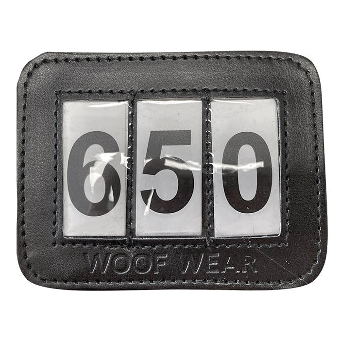 Woof Wear Bridle Number Holder