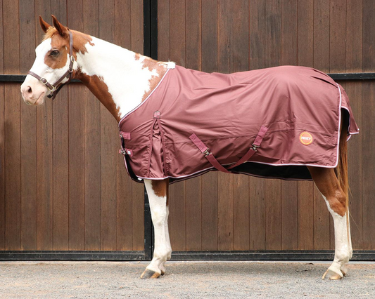 Kozy 1200D Rainsheet Horse Rug - Chocolate