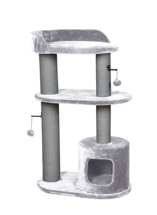Cattitude Cat Scratch Post - Playground Paper Mache