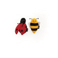 Load image into Gallery viewer, ZippyClaws LADYBUG AND BEE 8x3.5cm - 2pk
