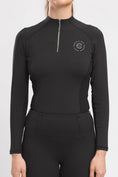 Load image into Gallery viewer, Mesh Base Layer - Black Long Sleeve
