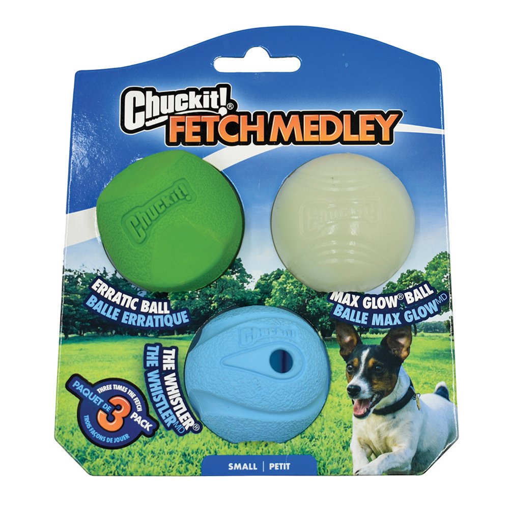 Chuckit! FETCH MEDLEY Small 5cm - 3pk