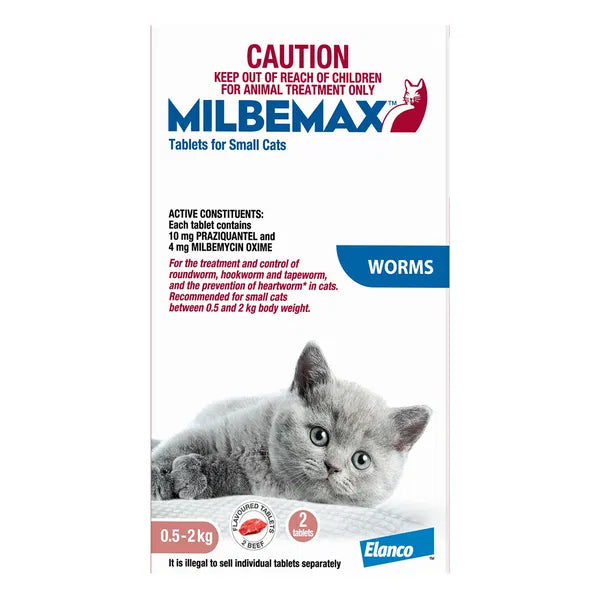 Milbemax Worming Tablets for Small Cats