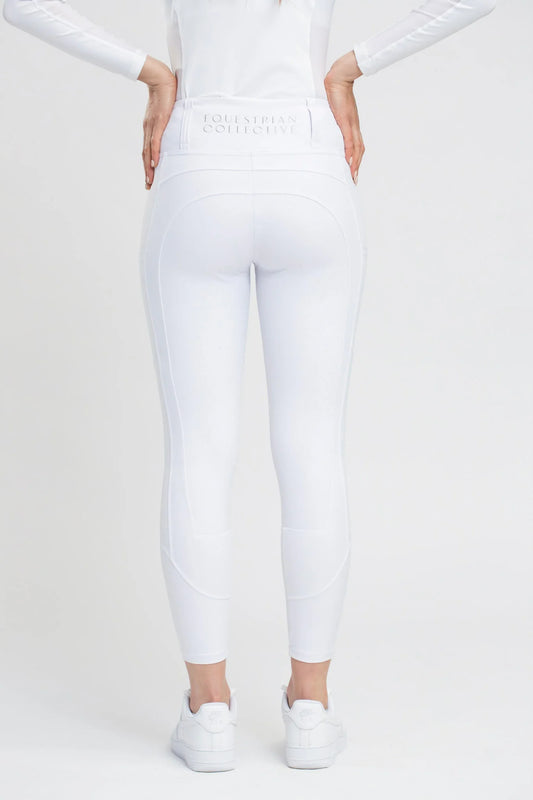 White Competition Honeycomb Technical Tights