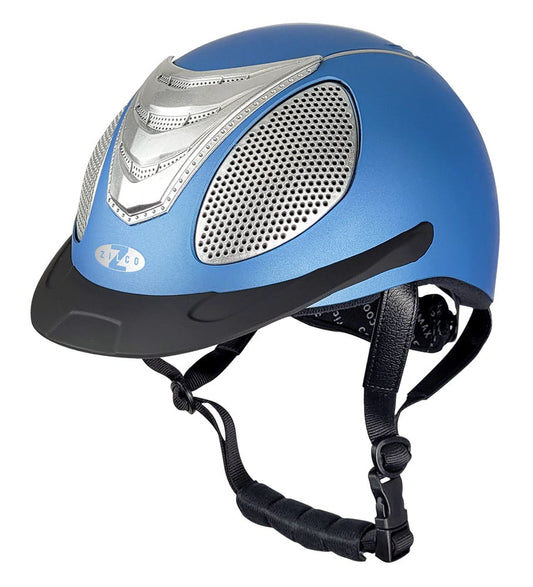 Oscar Shield Riding Helmet Blue