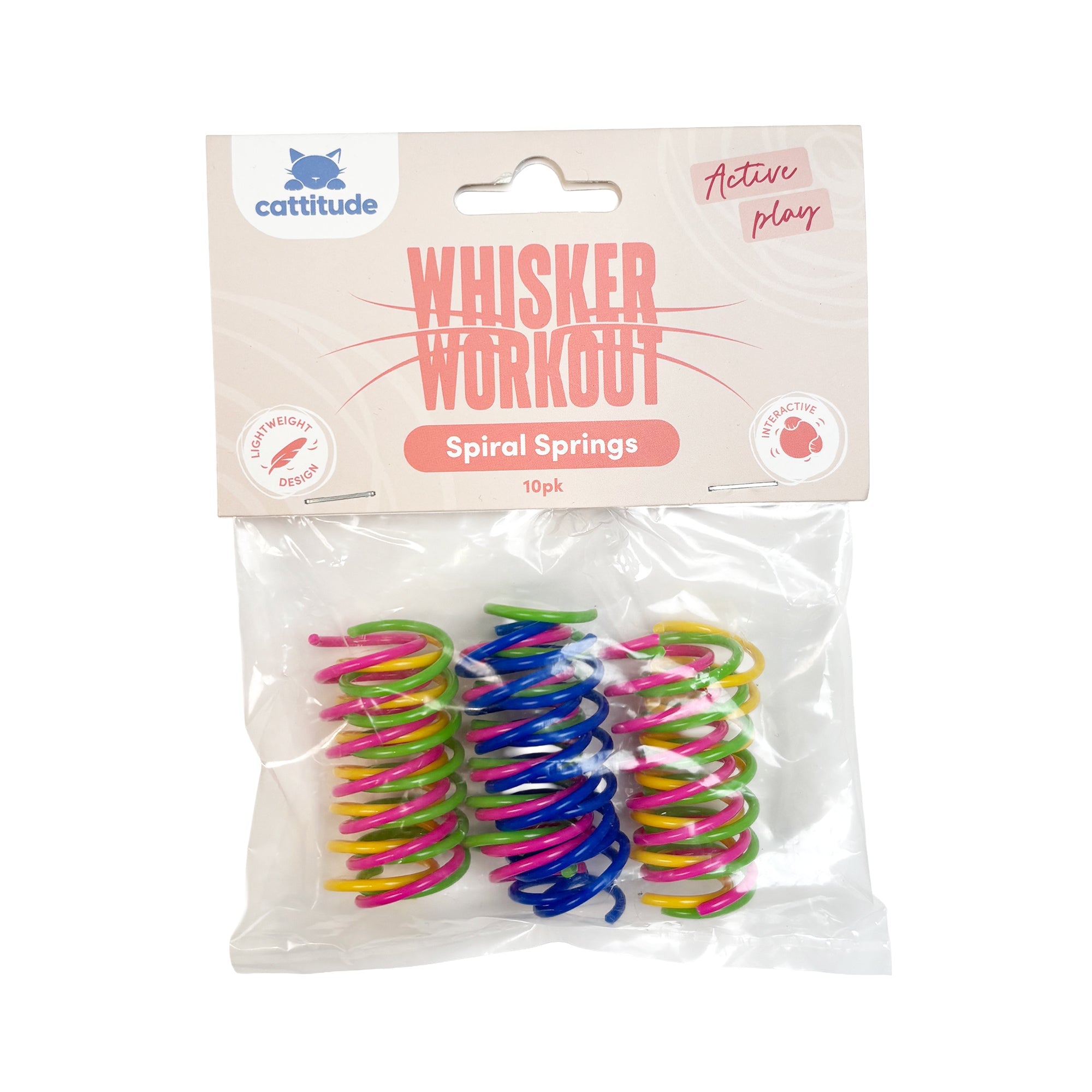 Cattitude Whisker Workout Spiral Springs