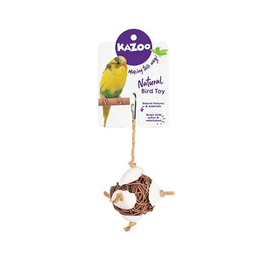 Vine and Shell Bird Ball Toy - Natural