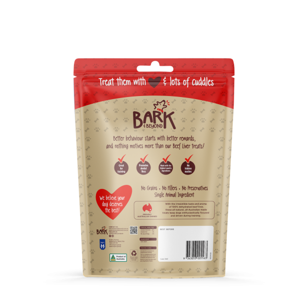 Bark and Beyond Beef Liver 120g