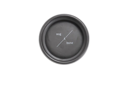 Mog & Bone Ceramic Cat Bowl - Black