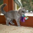 Load image into Gallery viewer, Bouncy Bee with catnip and spring suction cap
