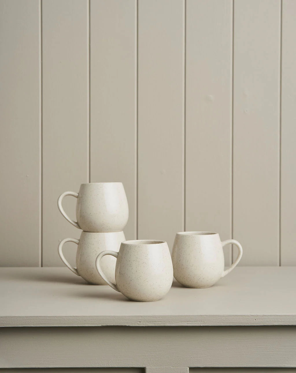 Hug Me Mugs - Speckled White