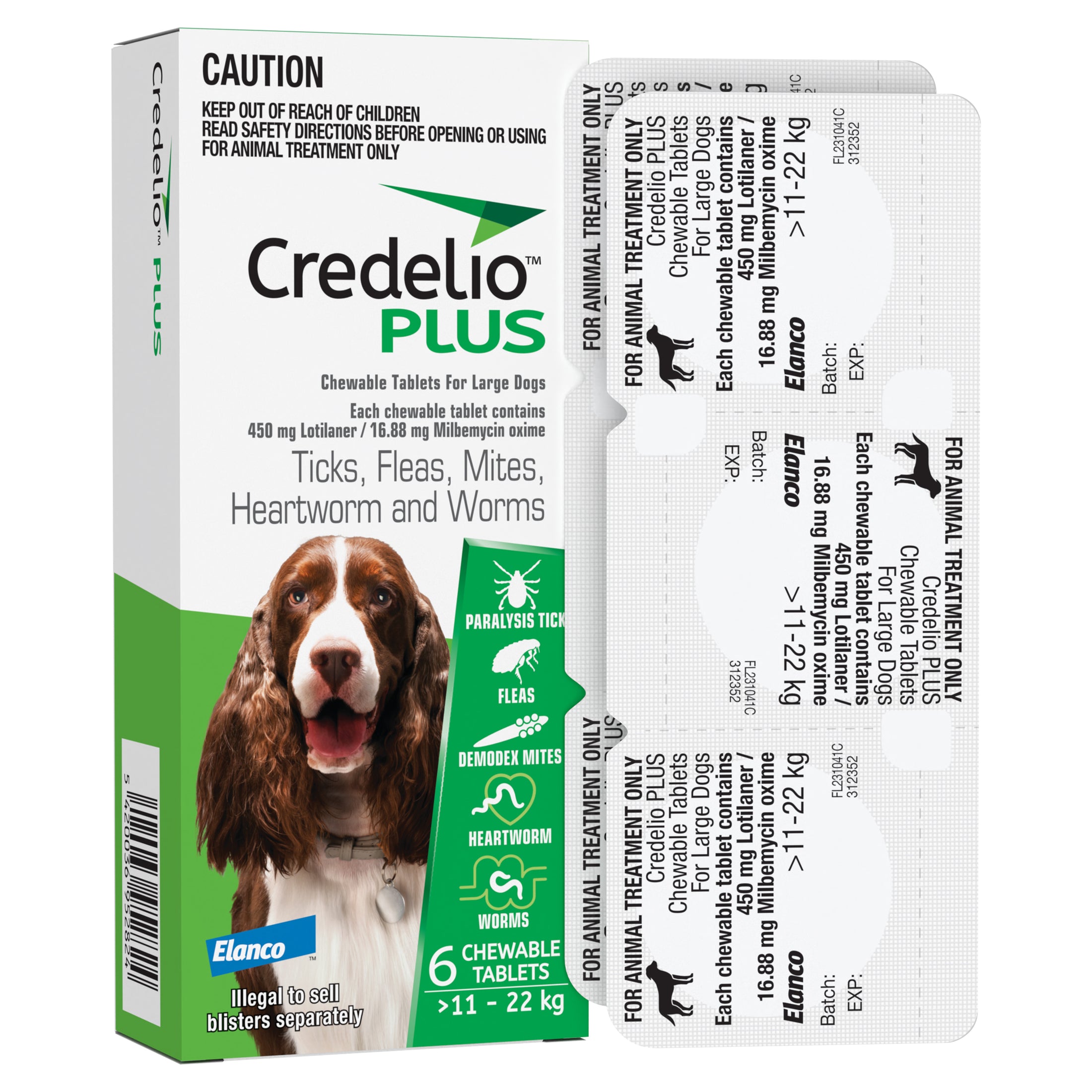 Credelio Plus - Large 11-22KG