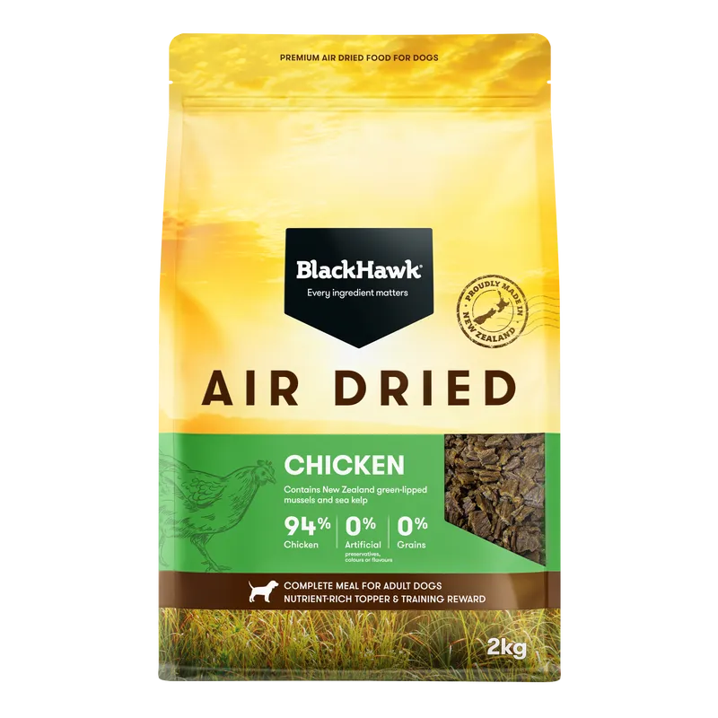 Black Hawk Air Dried Chicken Dog Food