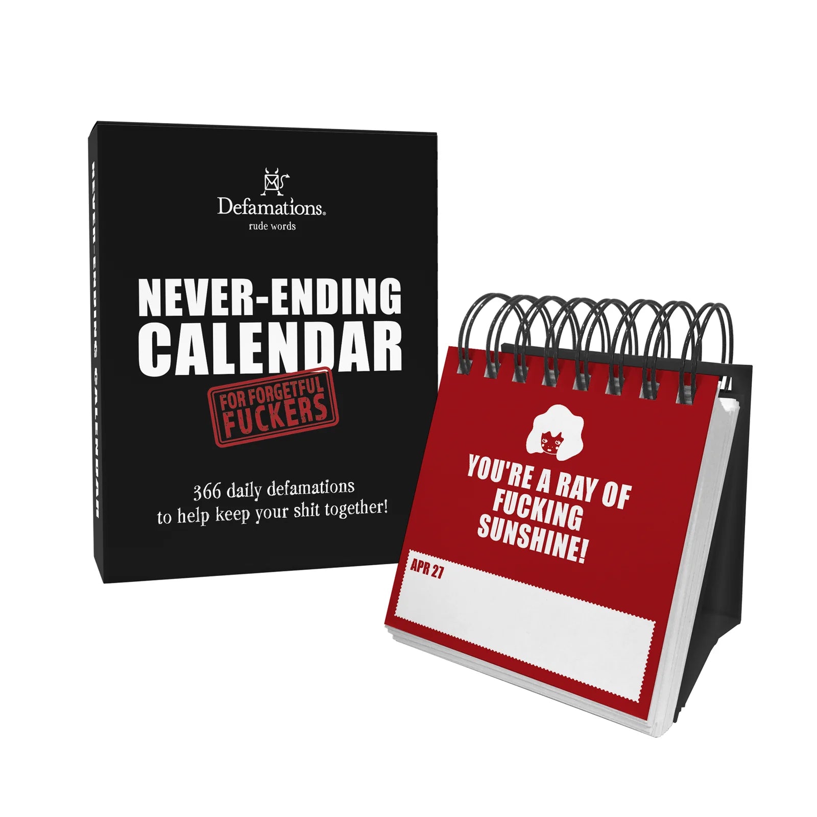 Defamations Never-Ending Calendar - Black