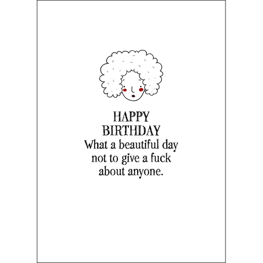 Defamations - Happy Birthday What a Beautiful Day Rude birthday  card