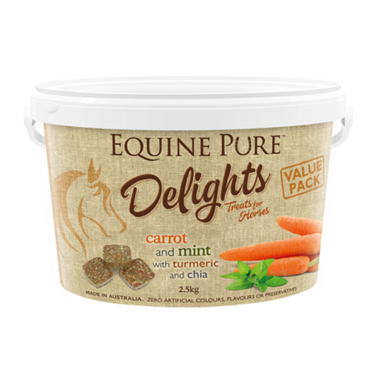 Equine Pure Delights Carrot & Mint with Turmeric & Chia