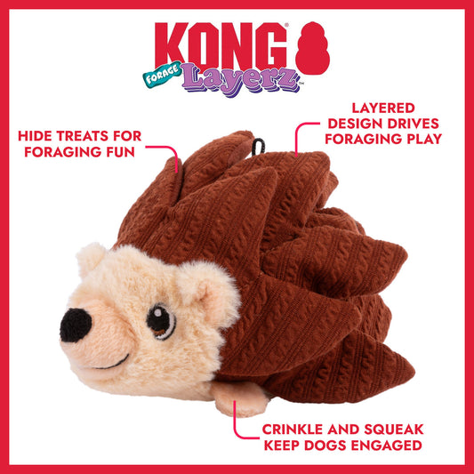 KONG Forage Layerz - Hedgehog