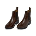 Load image into Gallery viewer, Huntington Kids Elastic Sided Jodhpur Boots - Brown
