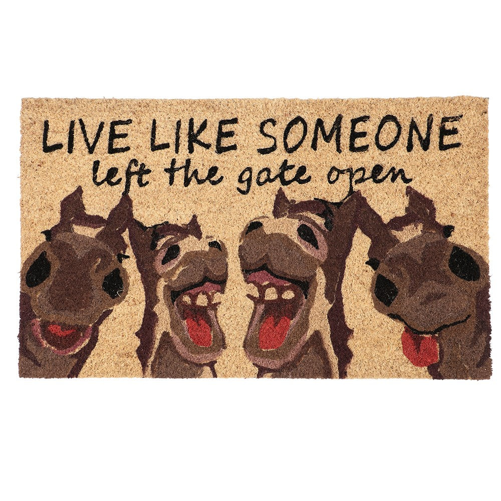 Door Mat "Live Like Someone"