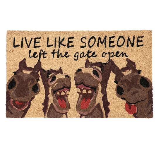 Door Mat "Live Like Someone"