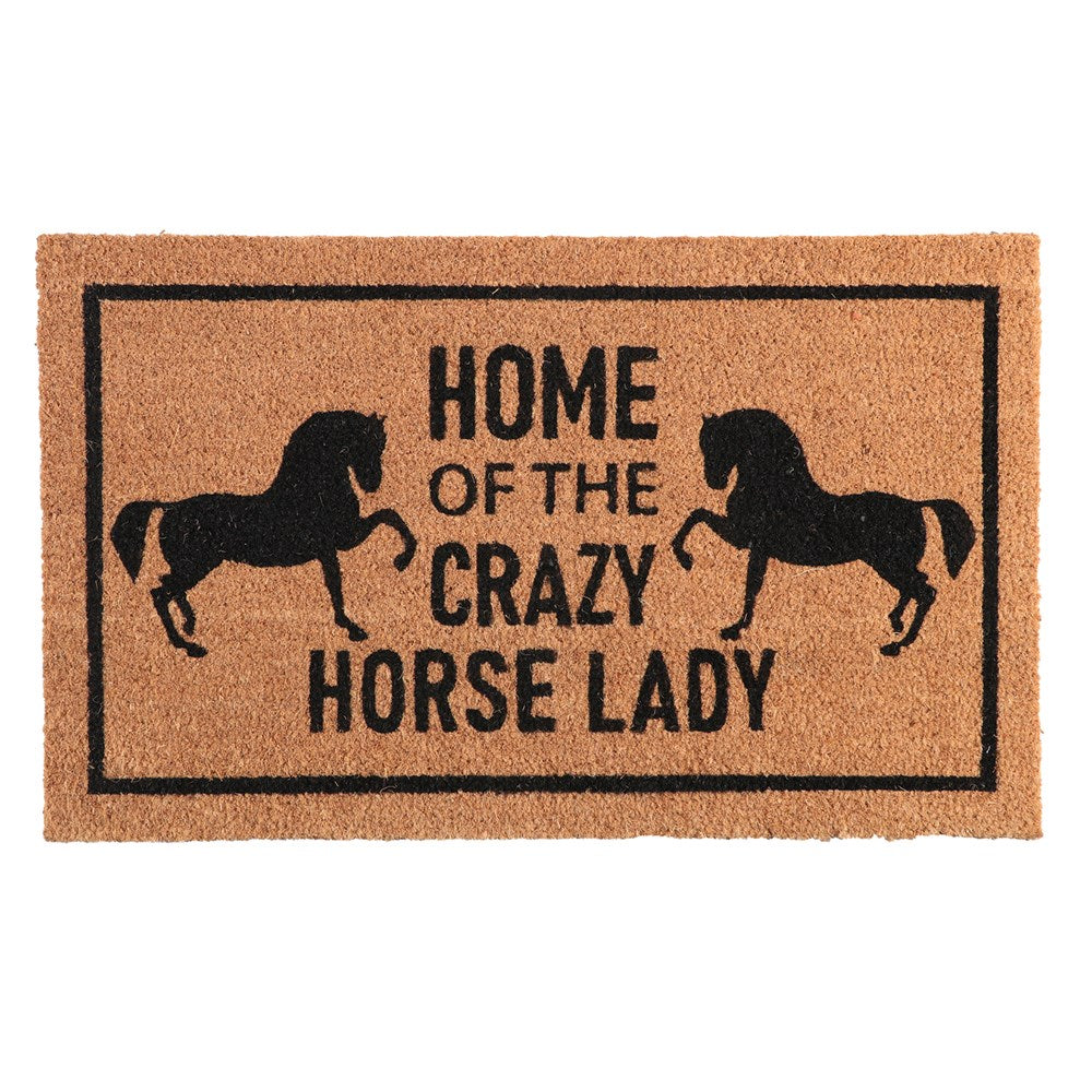 Door Mat "Crazy Horse Lady"