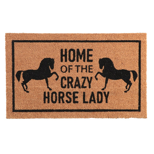 Door Mat "Crazy Horse Lady"