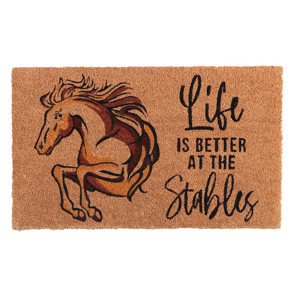 Coir Door Mat - Life is Better