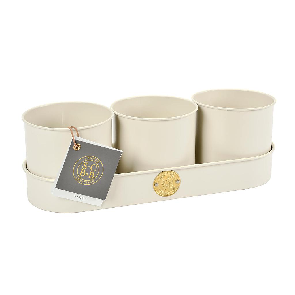 Sophie Conran - Herb Pots Buttermilk