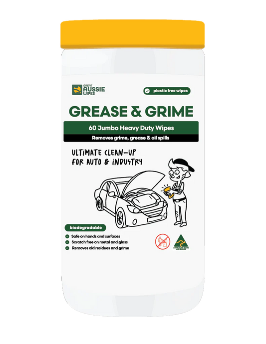 Grease and Grime Wipes - 60 Heavy Duty Wipes
