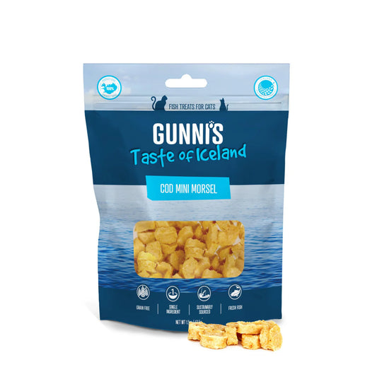 Gunni's Taste of Iceland - Cod Mini Morsels Cat Treats