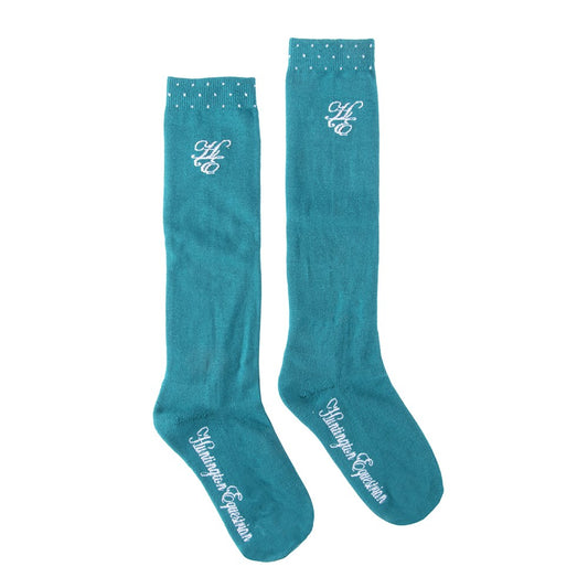 Huntington Knee High Riding Socks - Teal