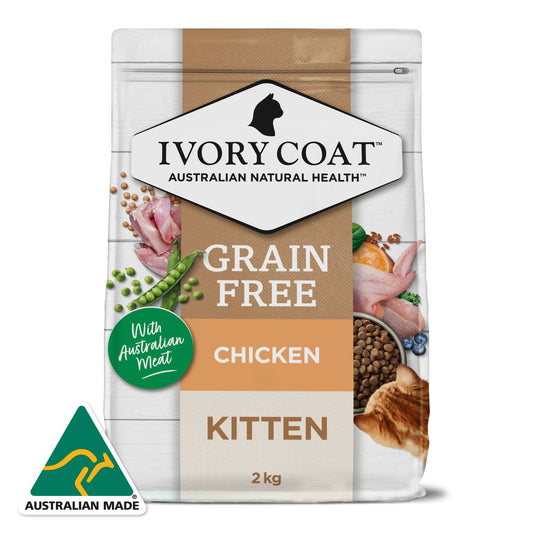 Ivory Coat Grain Free Dry Kitten Food Chicken 2kg