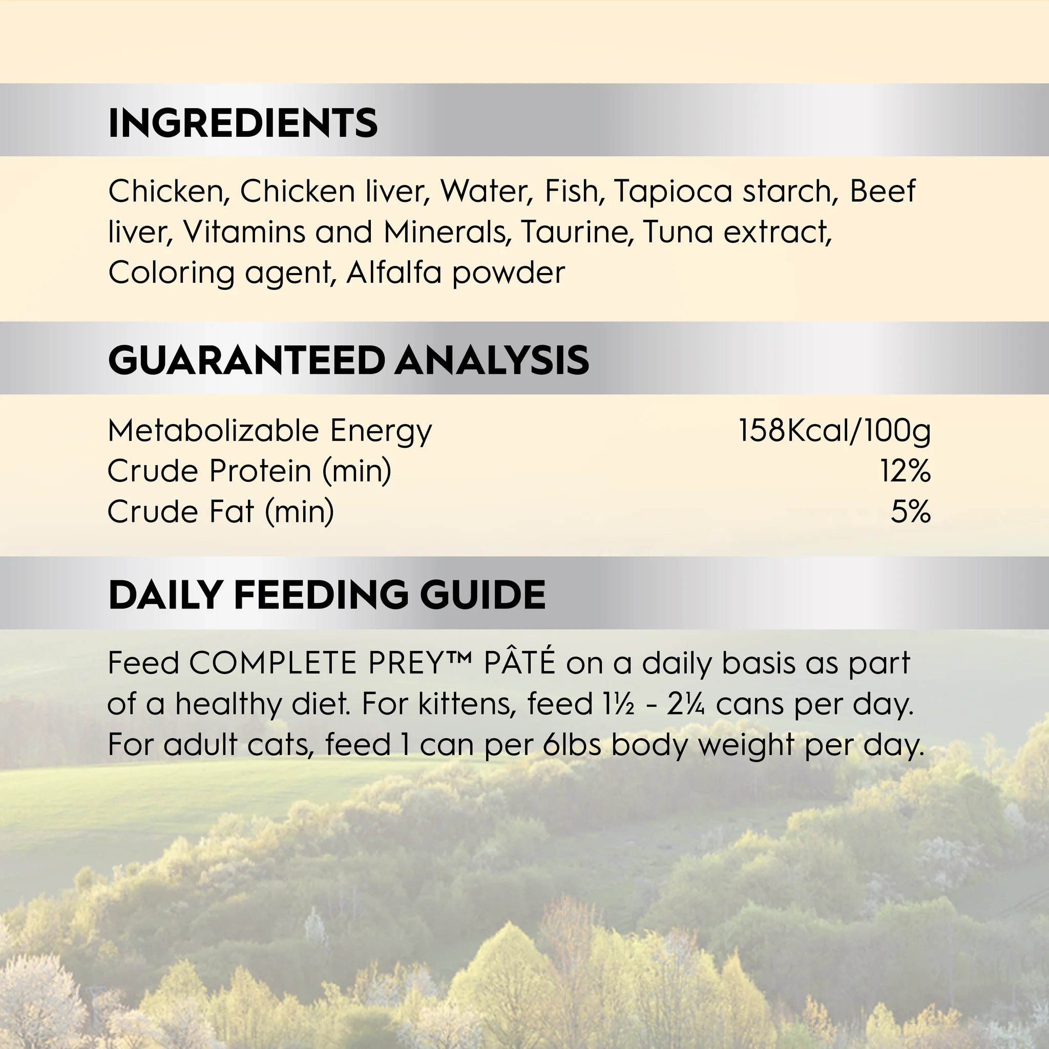 TRILOGY - Complete Prey Pate Chicken 85g