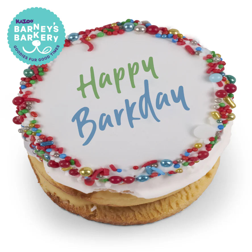 Barney's Barkery - Dog Birthday Cake - Round