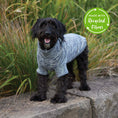 Load image into Gallery viewer, Hazy Grey Roll Neck Dog Jumper
