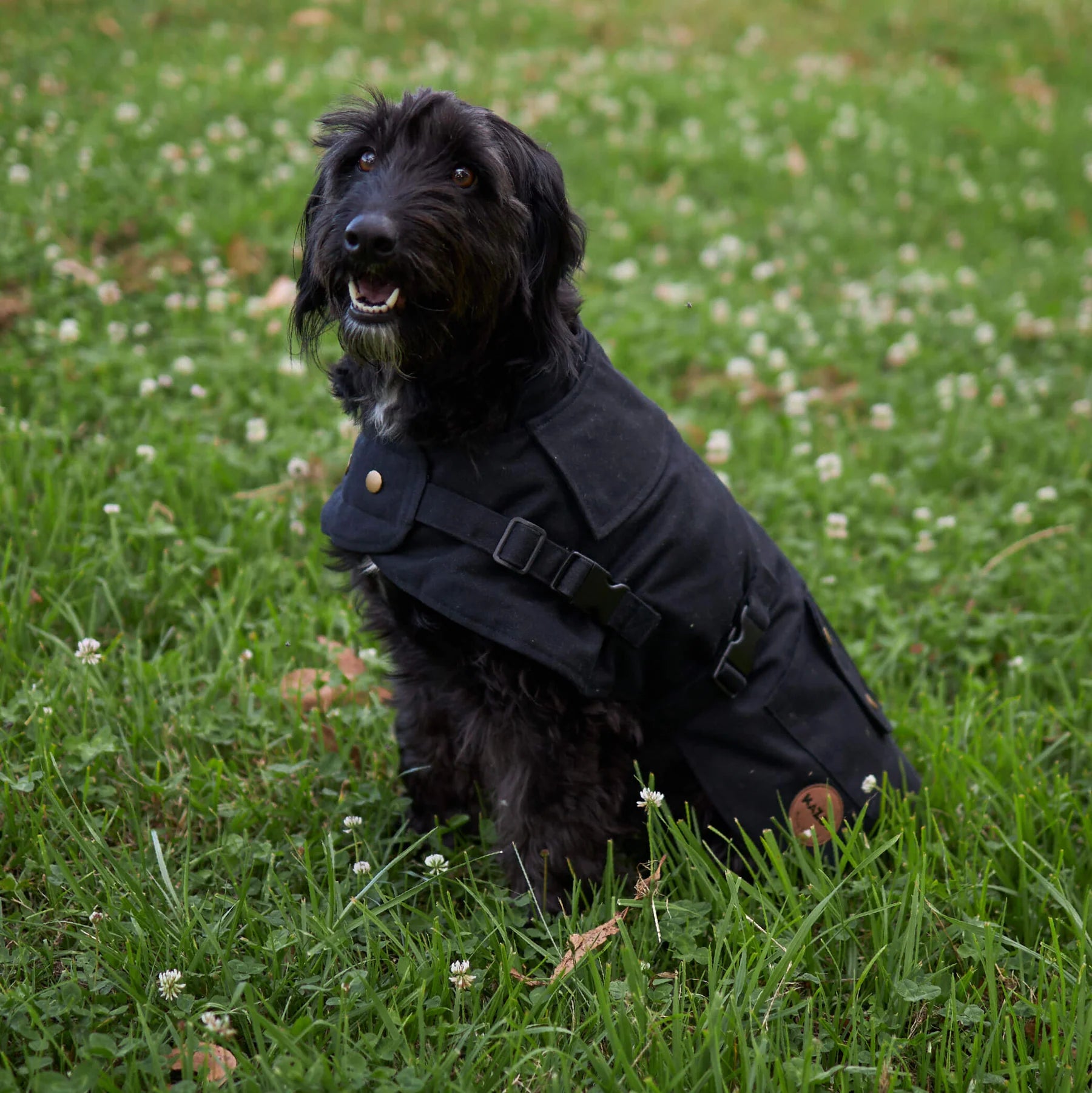 Aussie Oilskin Coat Black