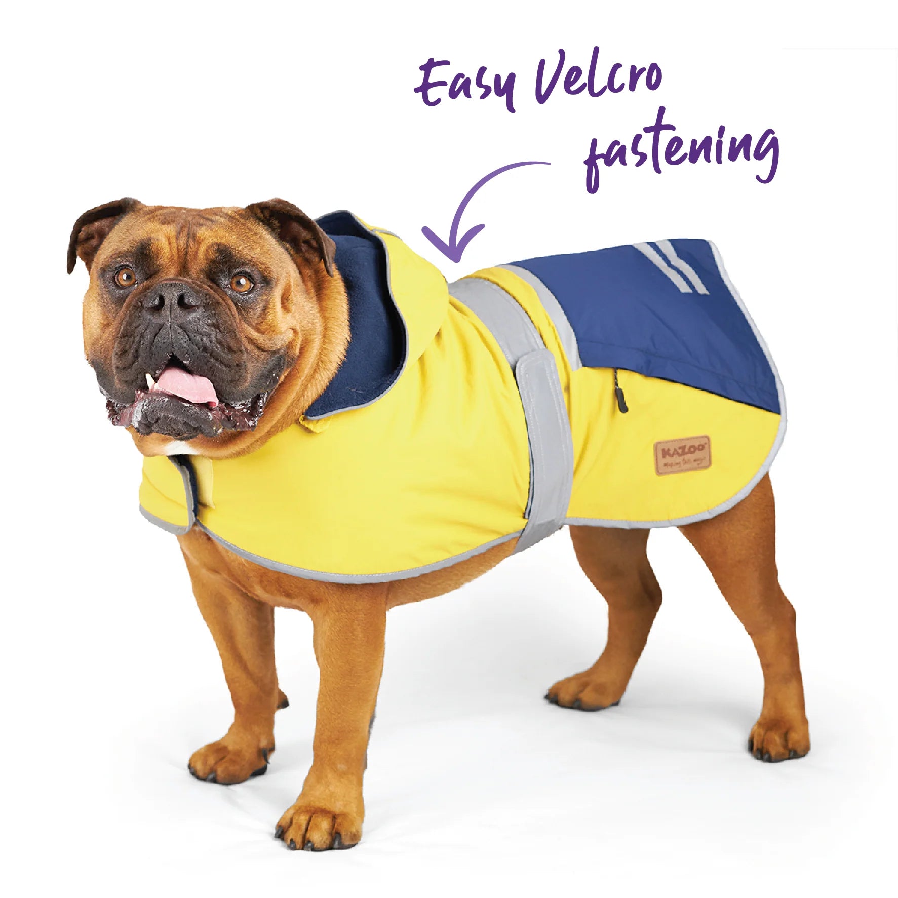 Cosy Dog Rain Coat - Mustard